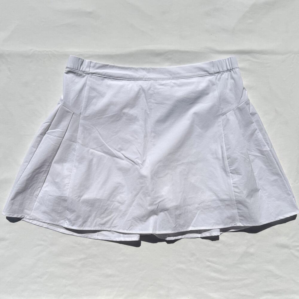 Renwick Classic Athletic Golf Skort Skirt Womens Large White
